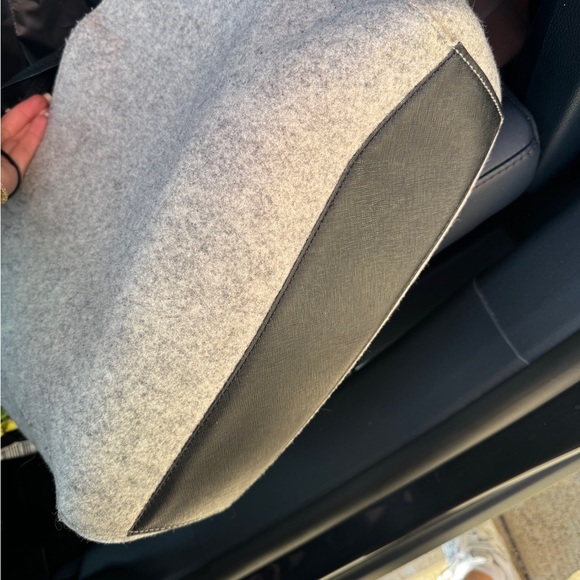 Kate Spade Gray Felt Nouveau York Tote - Picture 5 of 5